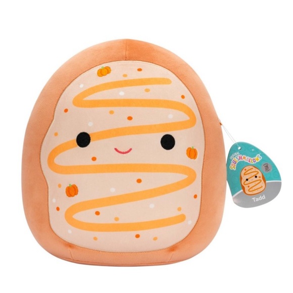 NWT 11” Tadd the Frosted Pumpkin 🎃 Donut Squishmallow - Rare Tag - Picture 5 of 7